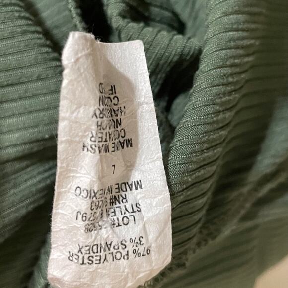 Livi By Olivia Rae Olive Green Stretch Bodycon Dress Size L - Picture 3 of 5